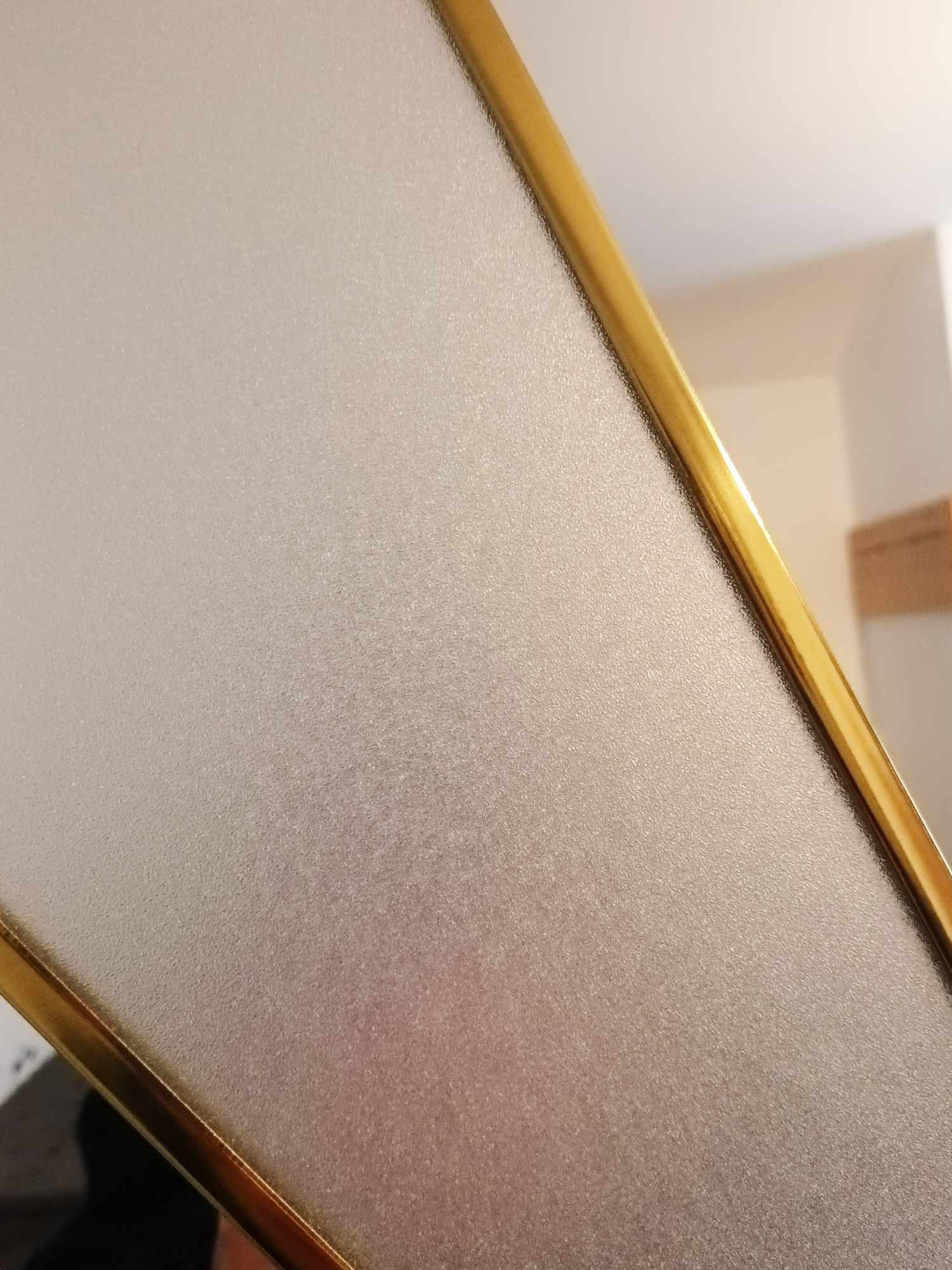 Brass and Frosting Wall Mirror