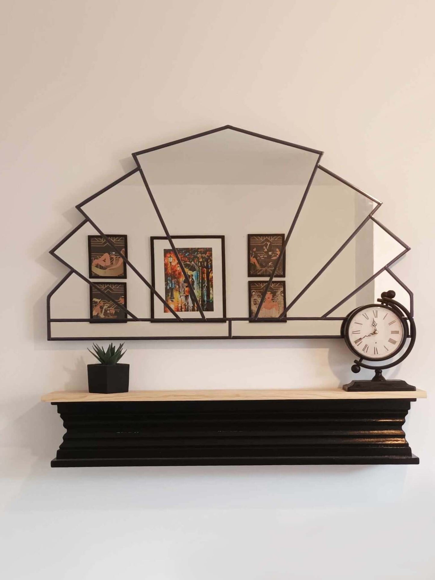 Art Deco Over Mantle Mirror