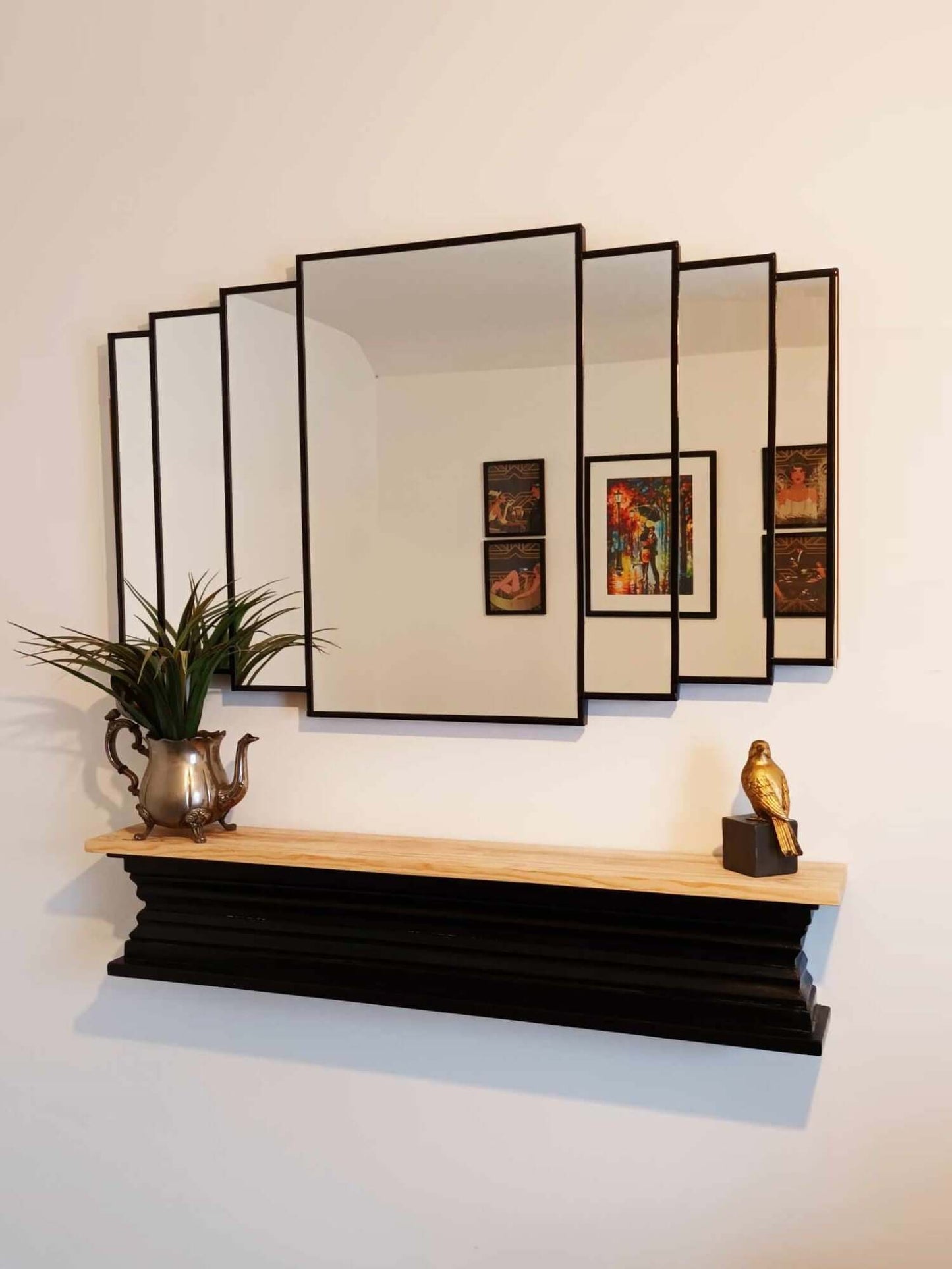Delta Large Art Deco Wall Mirror Exclusive to JPC Mirrors