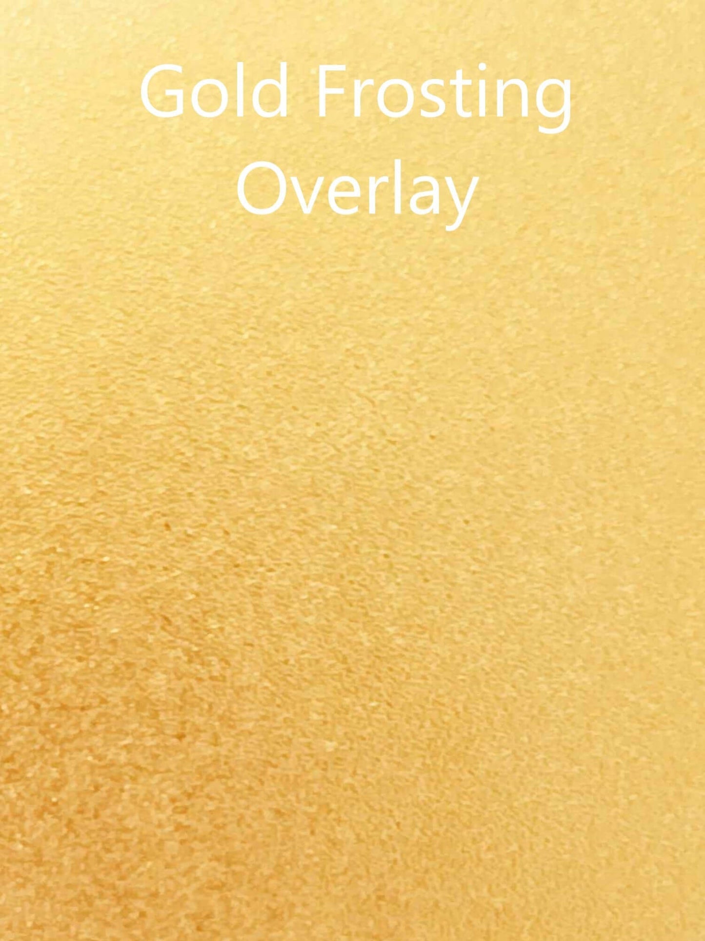 Gold Frosting Stain Glass