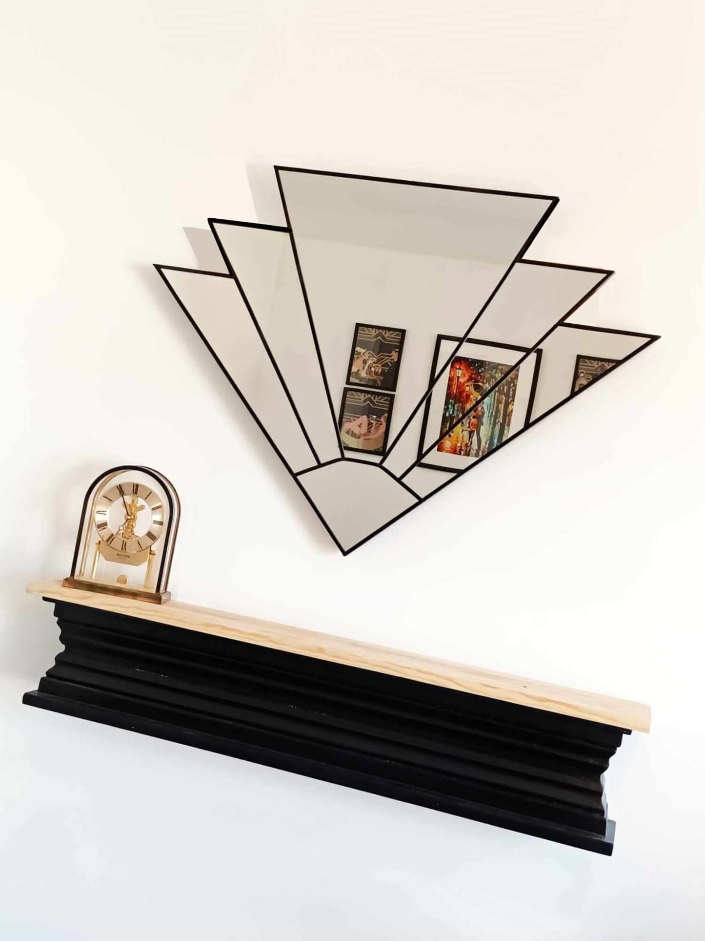 Extra large art deco mirror