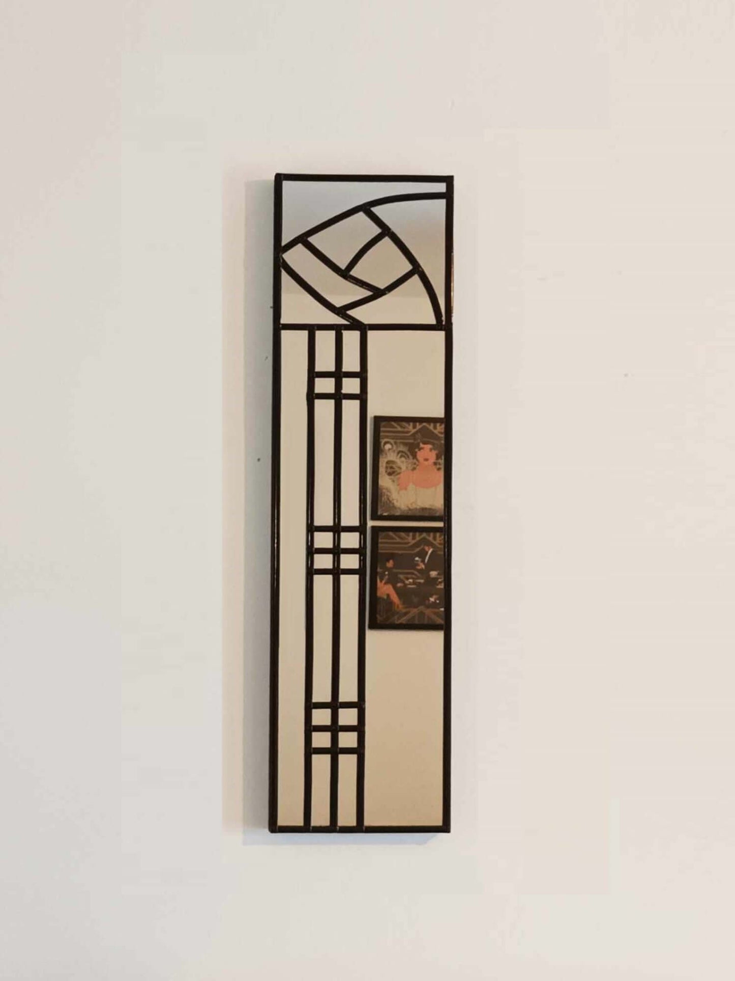 mackintosh mirror, stain glass mirror,art deco mirror