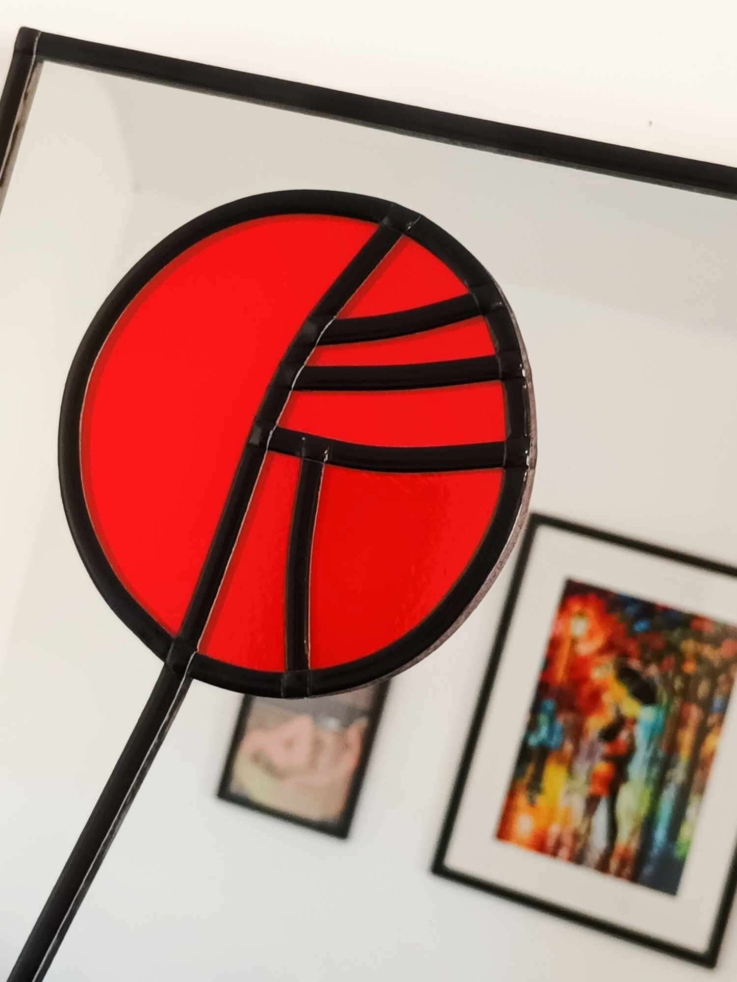 Mackintosh stain glass mirror