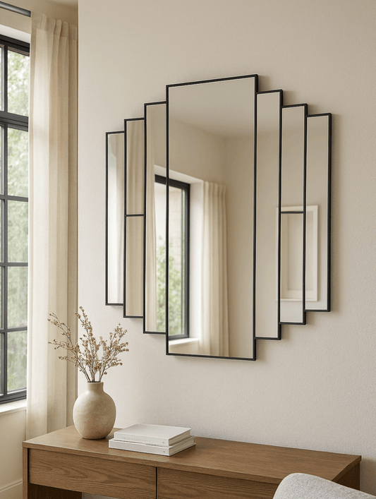 Supreme Art Deco Mirror in Antique
