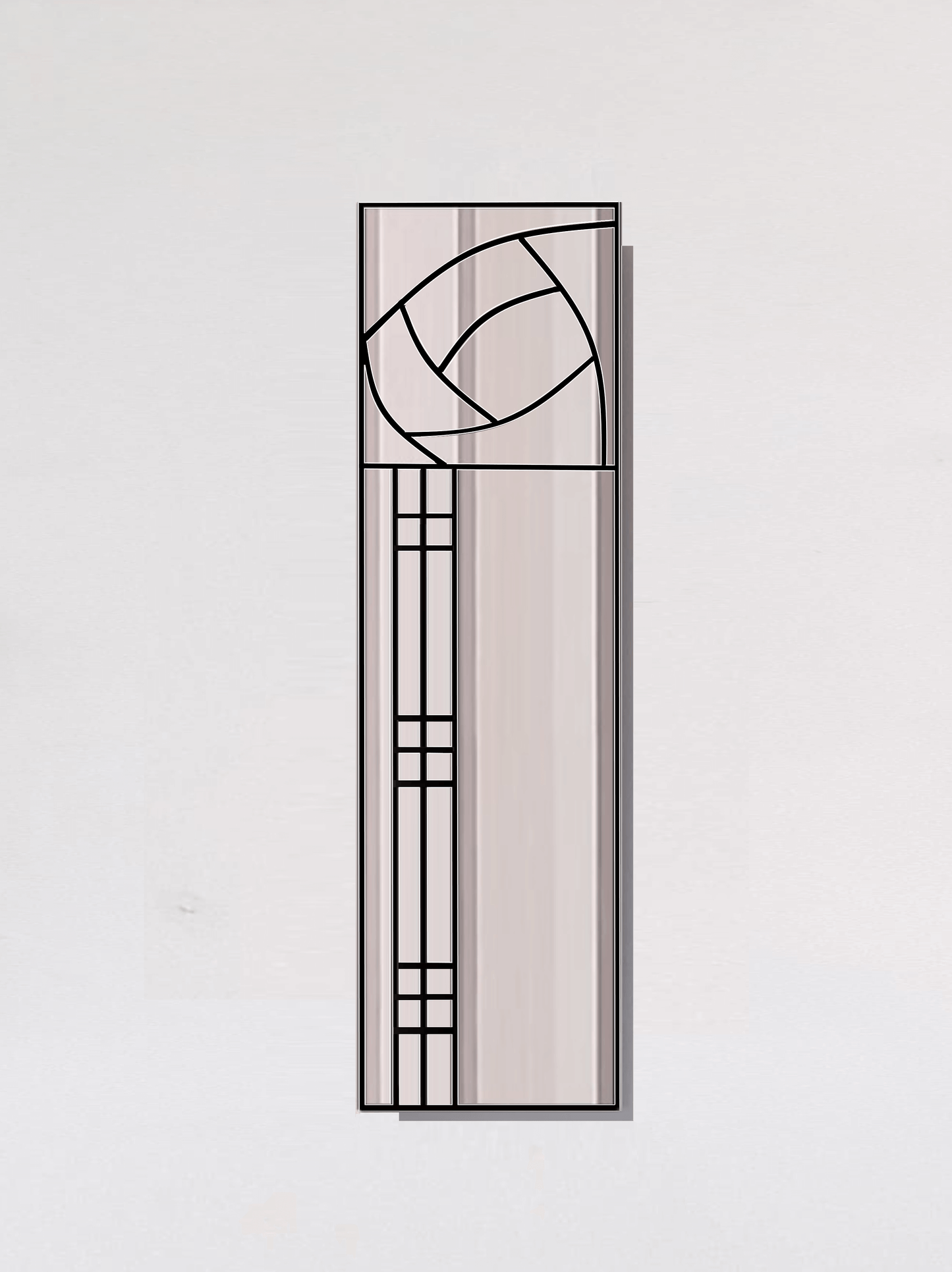 Charles Rennie Mackintosh Leaded Mirror