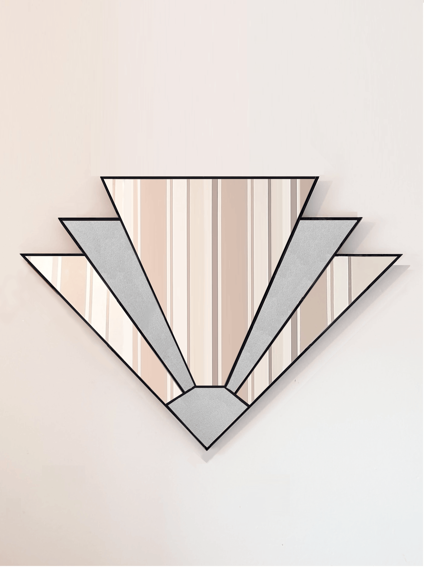 Handmade Large Art Deco Mirror