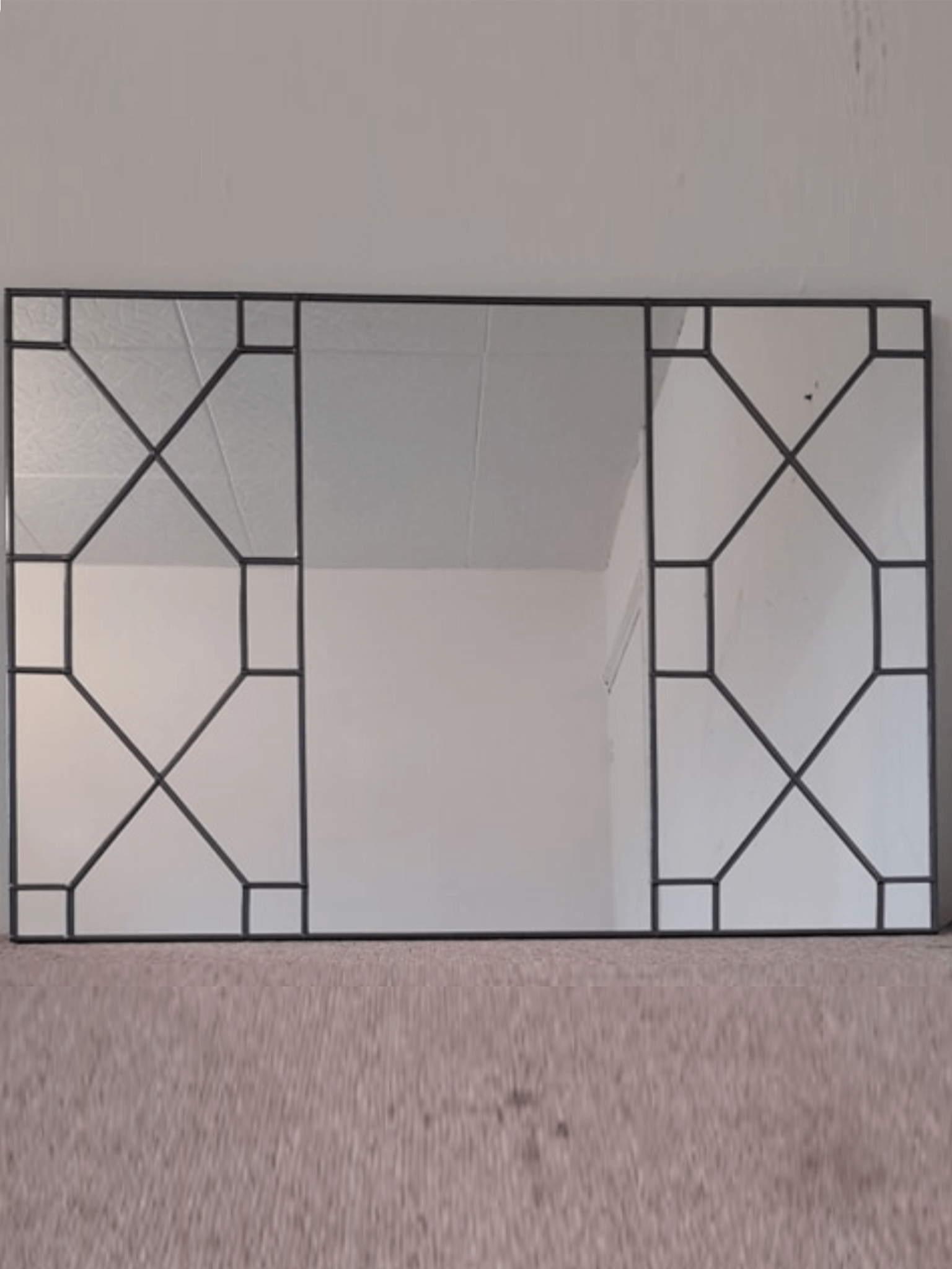 Original handmade leaded mirror