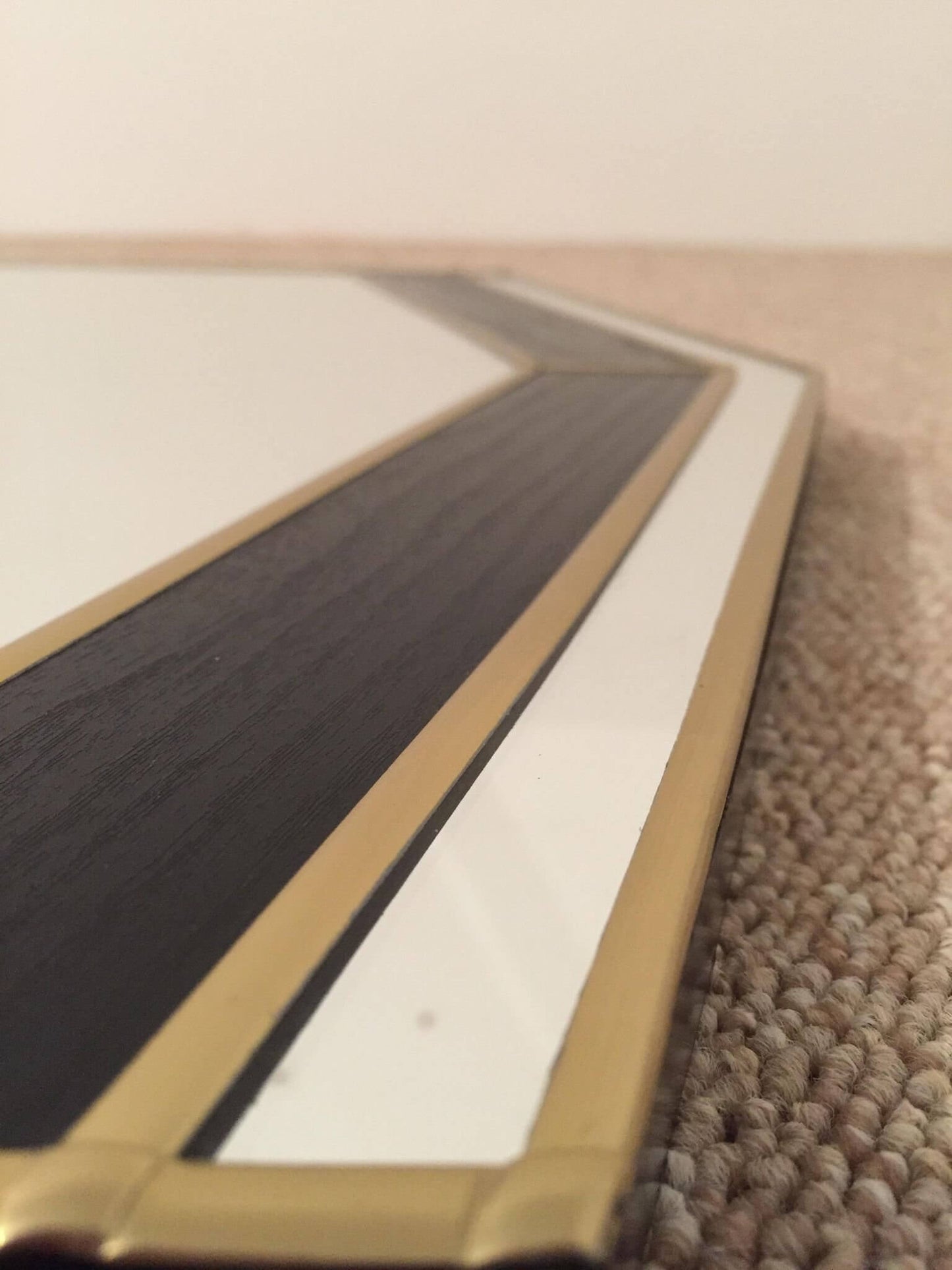 Original handmade gold framed mirror