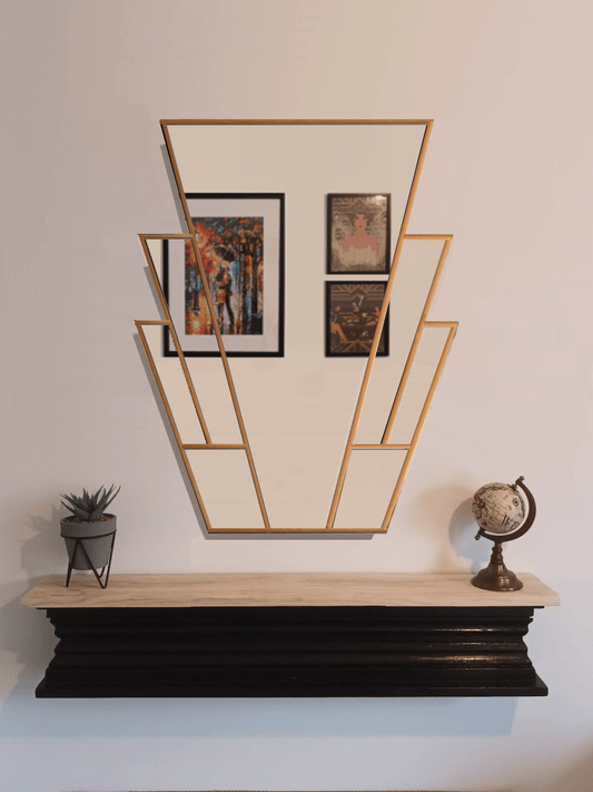 Gold Art Deco Mirror