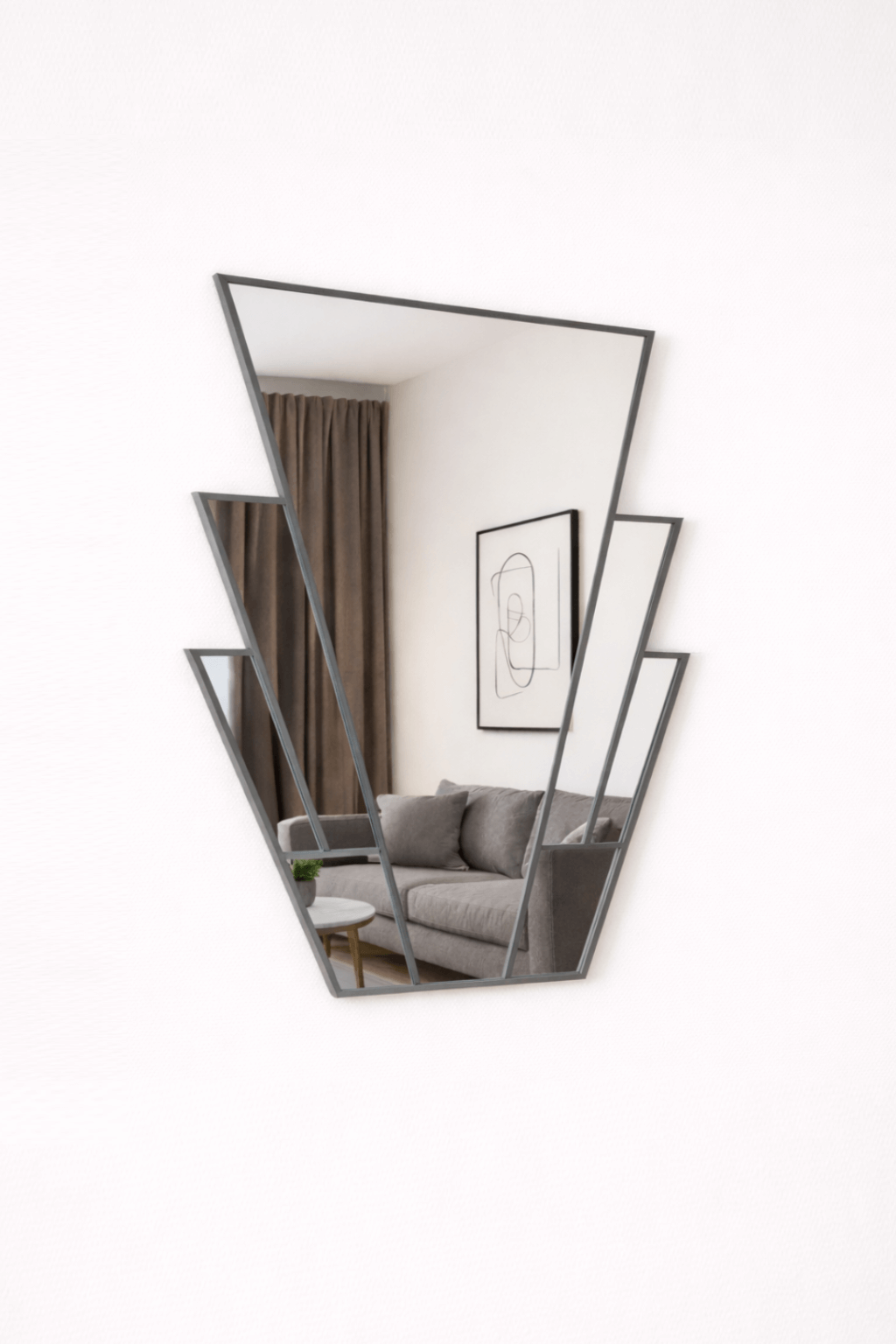 Antique Art Deco Wall Mirror