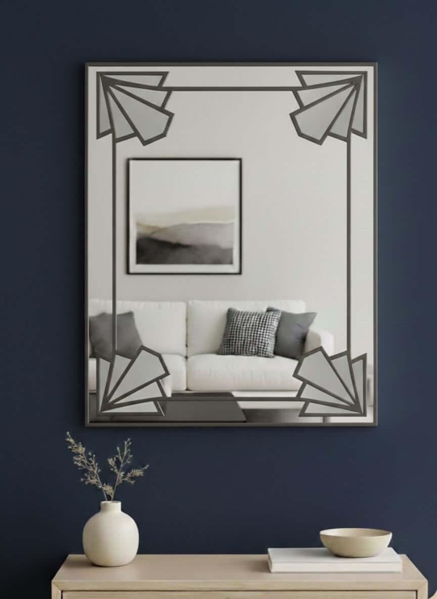 Large Deco Wall Mirror