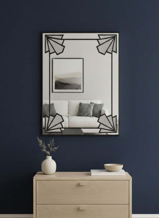 Large Deco Wall Mirror