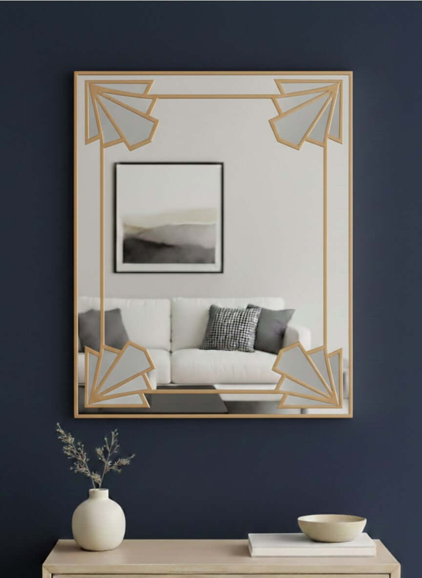 Large Deco Wall Mirror