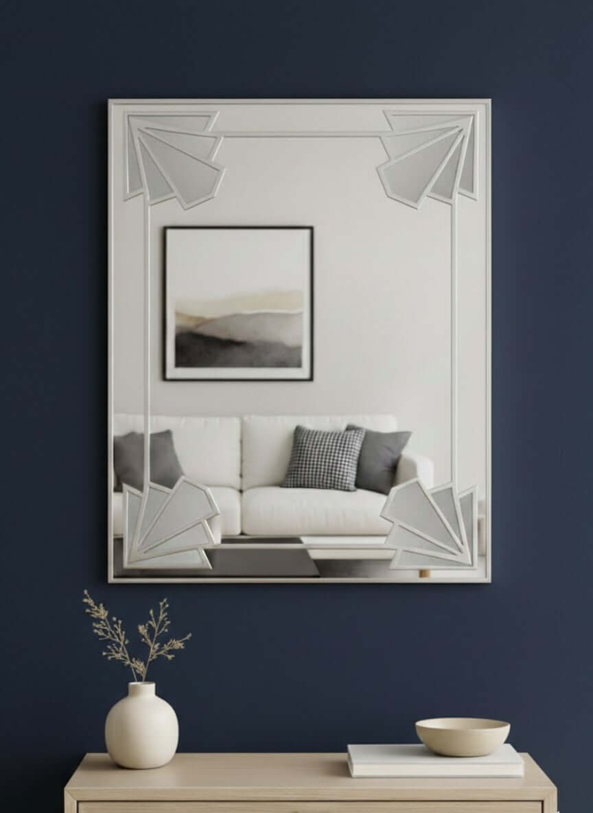 Large Deco Wall Mirror