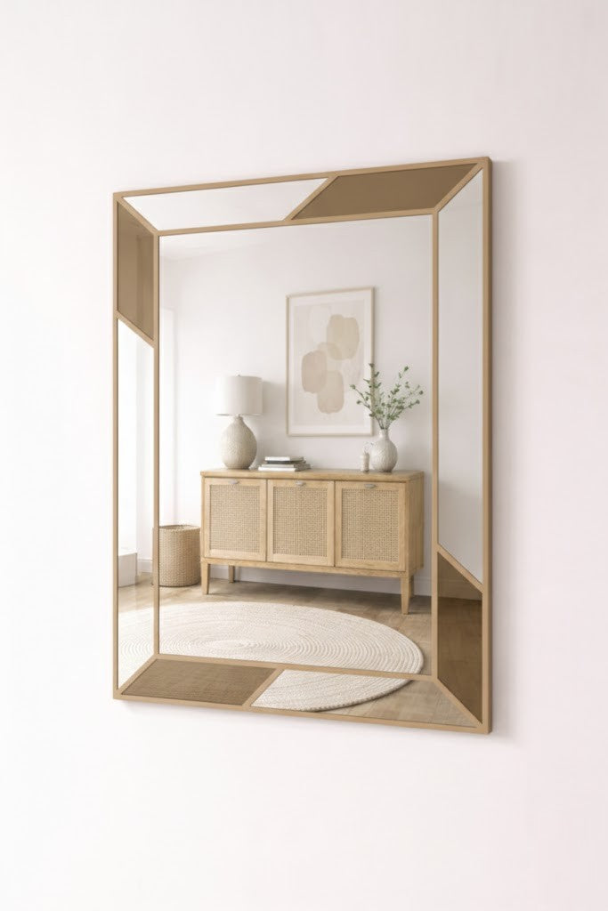 Gold wall Mirror