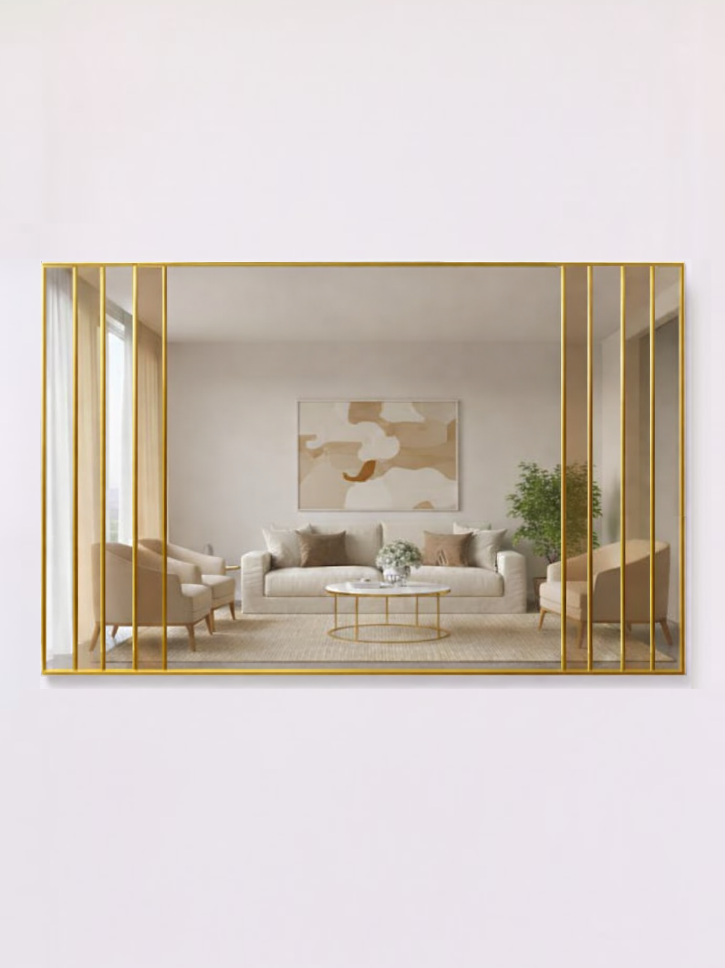 Brass Wall Mirror