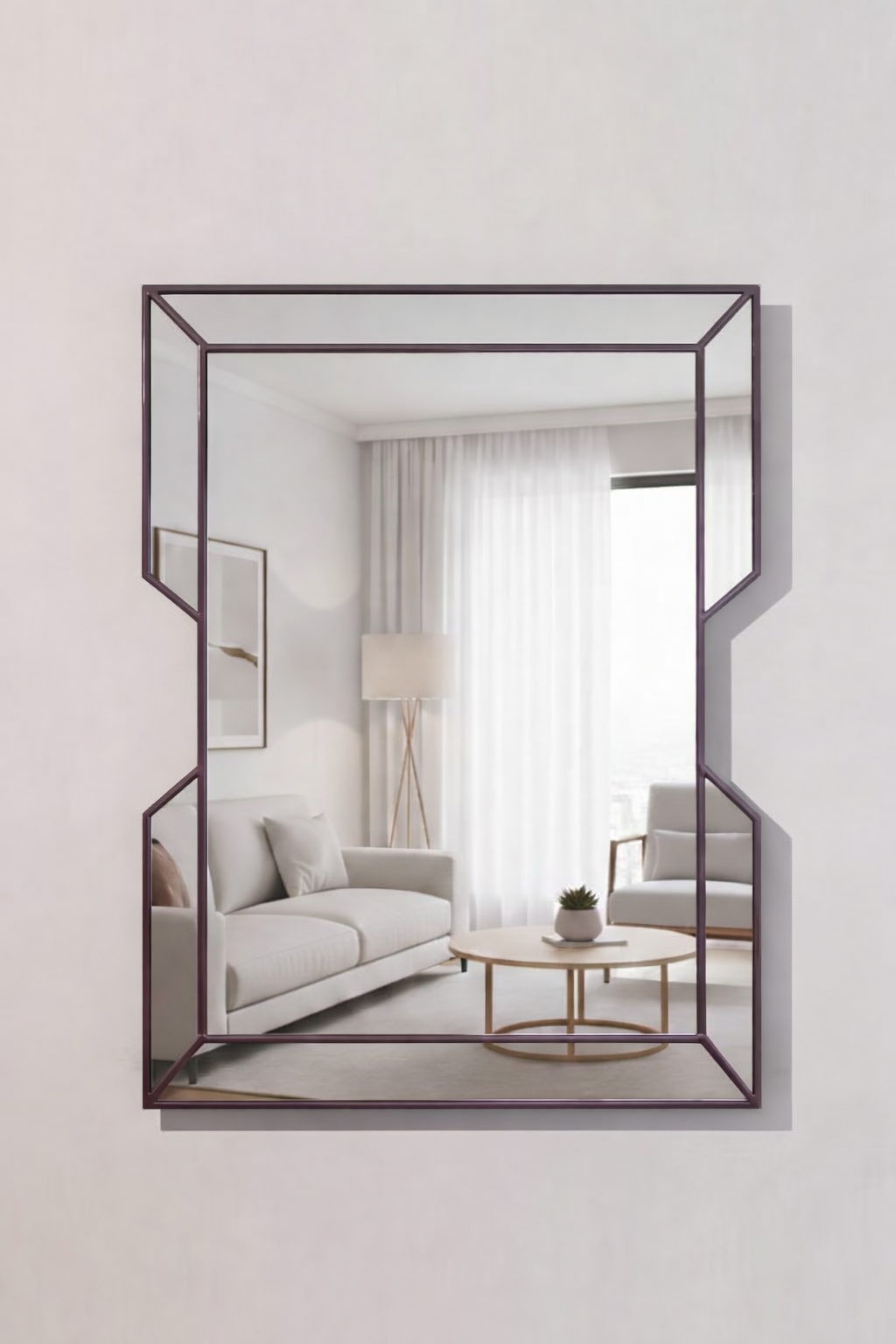 Contemporary Wall Mirror in Antique