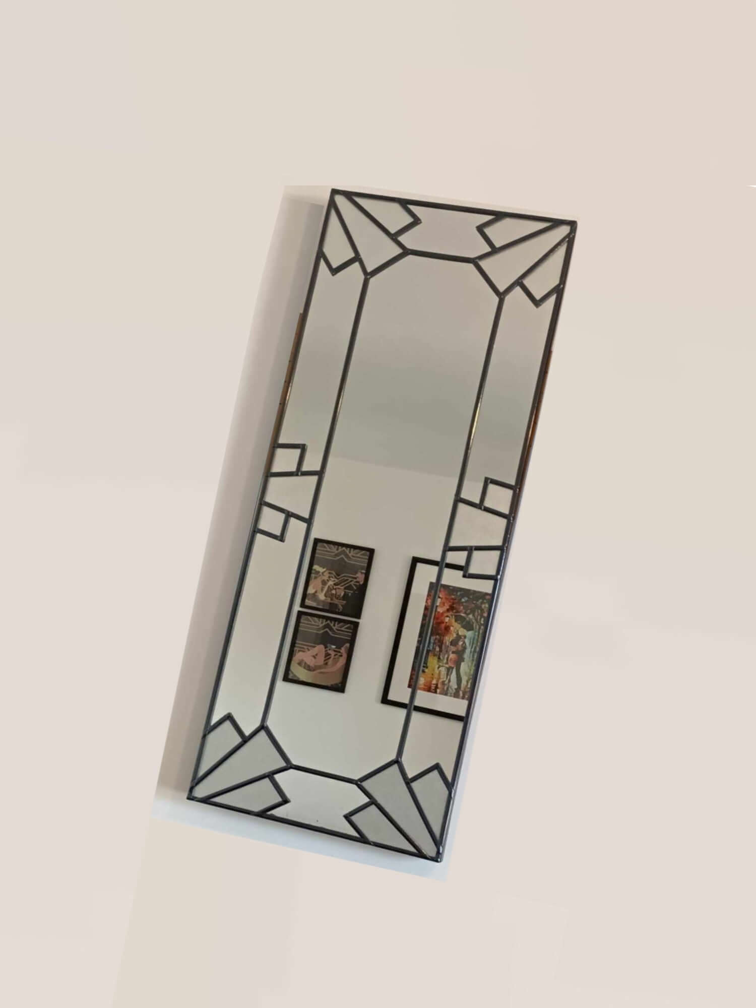 Staing Glass Art Deco Mirror Exclusive to JPC Mirrors