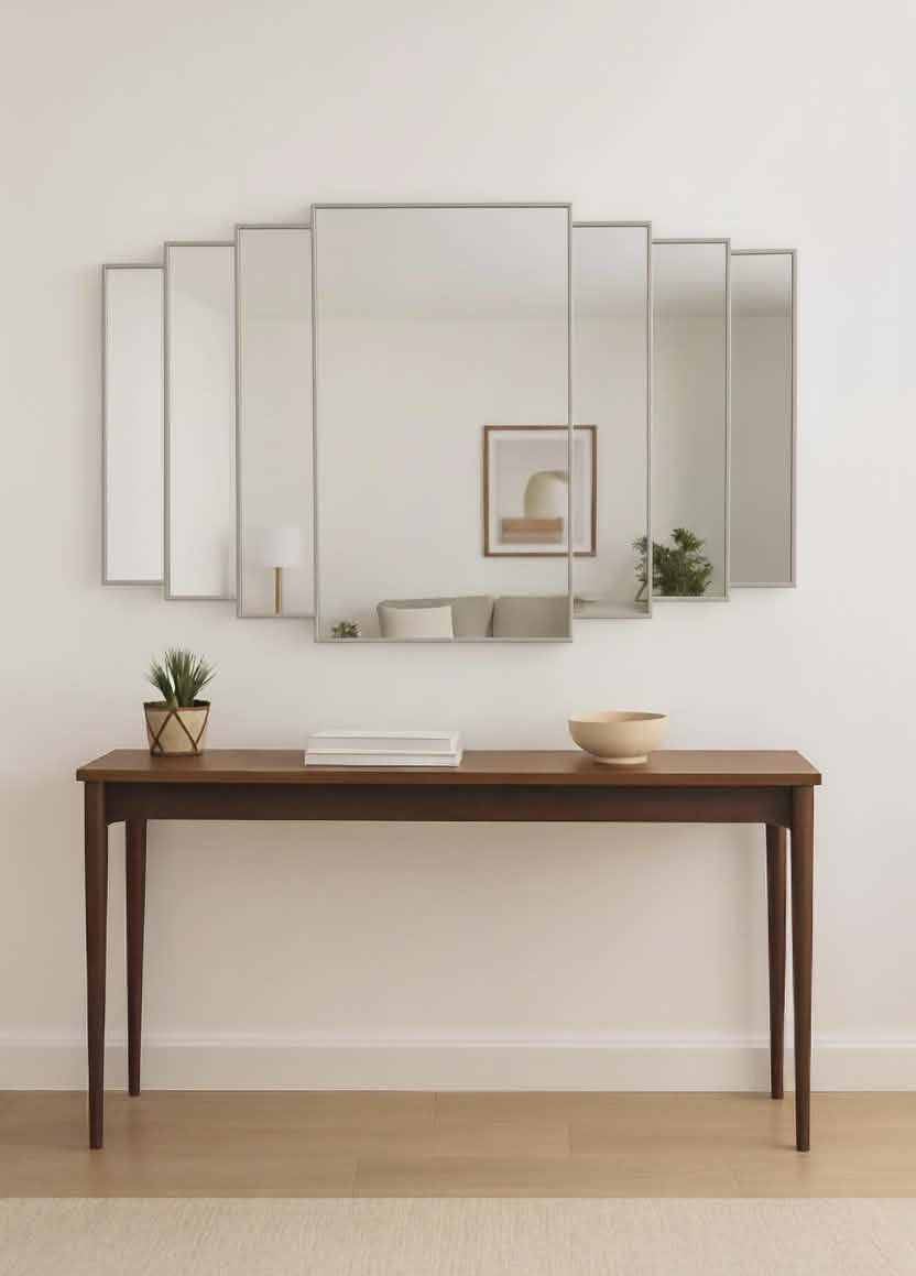 Silver Large Mirror