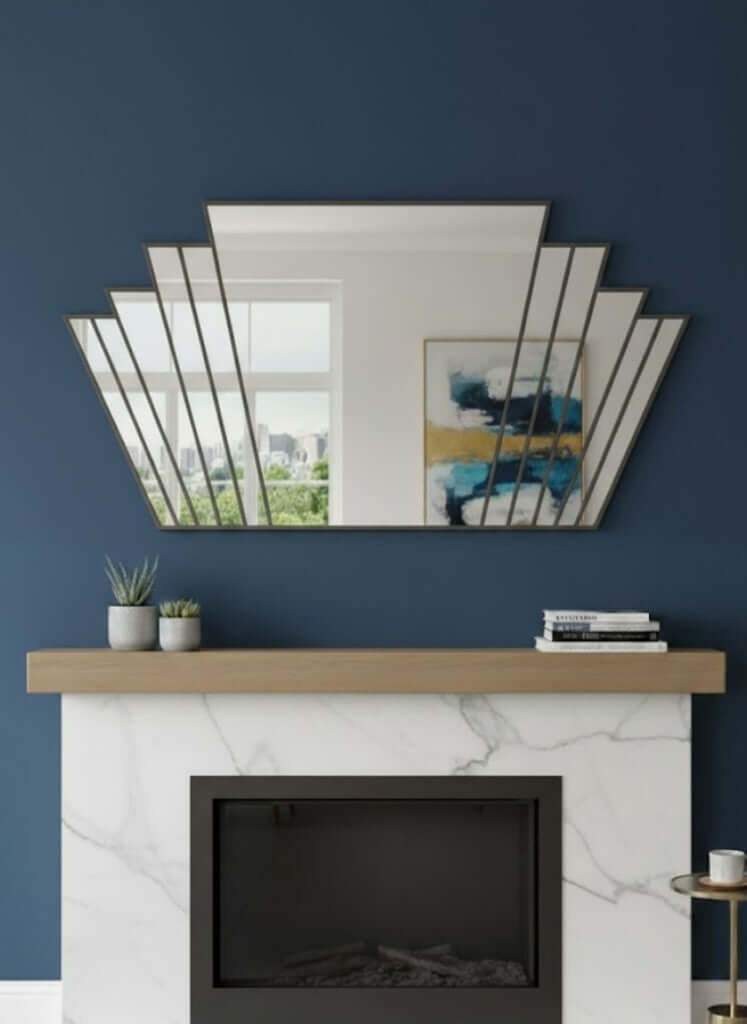 Large Art Deco Mirror