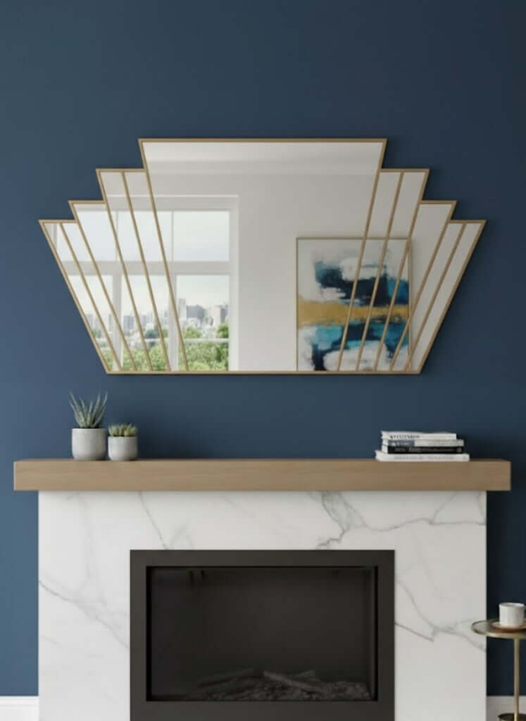 Large Art Deco Mirror