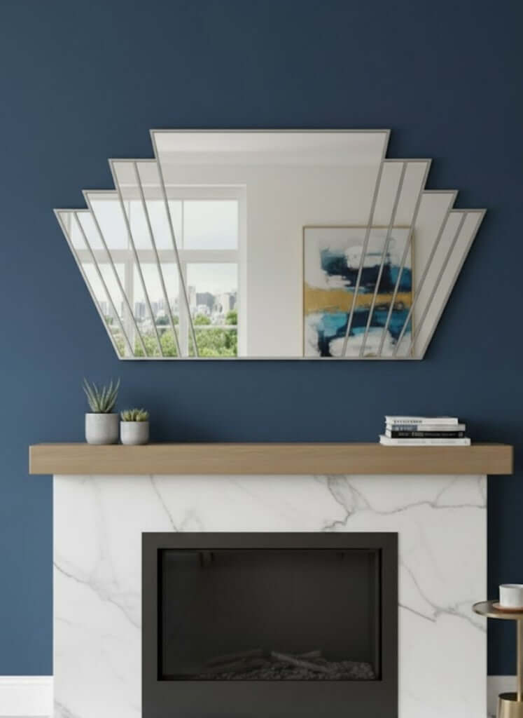 Large Art Deco Mirror