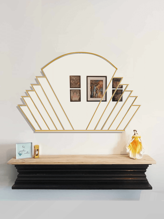 Large Overmantle Art Deco Wall Mirror