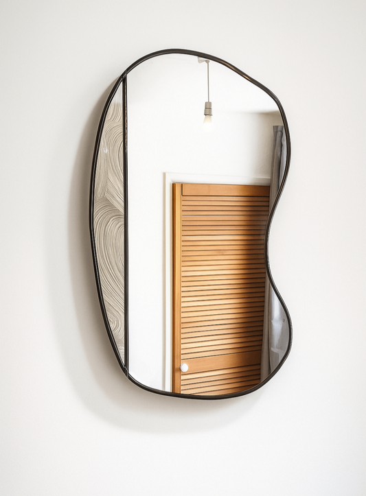 Black Irregular Wall Mirror Exclusive JPC Mirrors