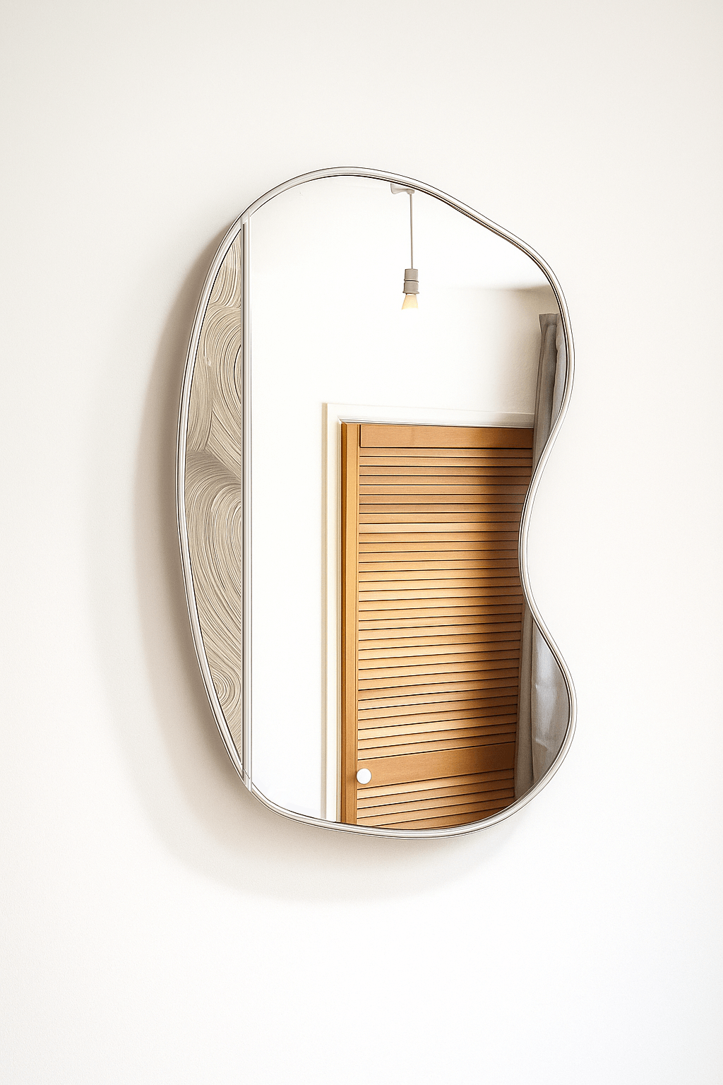 Silver Irregular Wall Mirror Exclusive JPC Mirrors