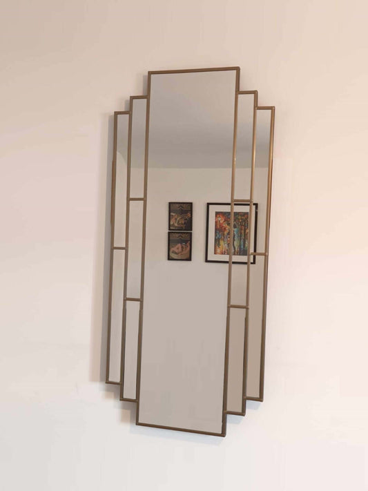 Made in the UK Exclusive JPC Mirrors Full Length Art Deco Wall Mirror 
