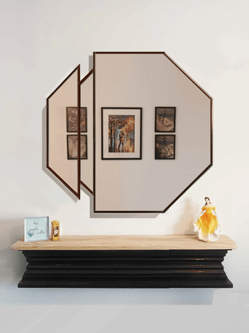 Black Round Wall Mirror Exclusive JPC Mirrors Made In The UK