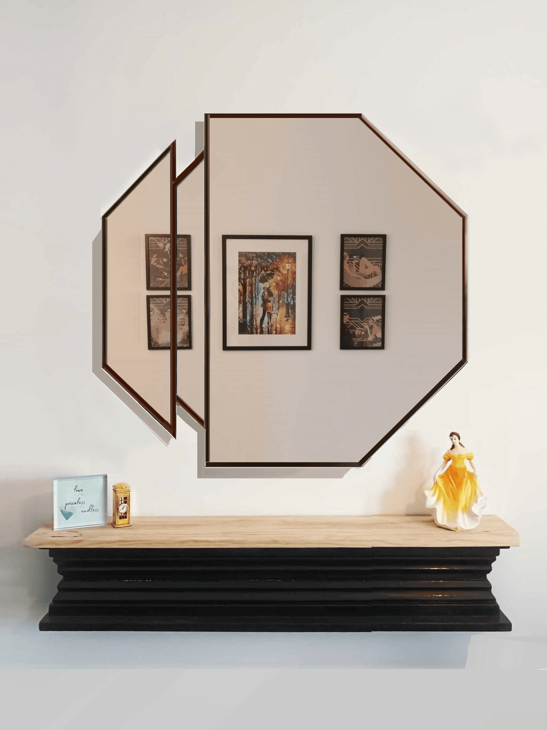 Black Round Wall Mirror Exclusive JPC Mirrors Made In The UK