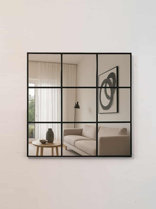 Industrial Square Wall Mirror
