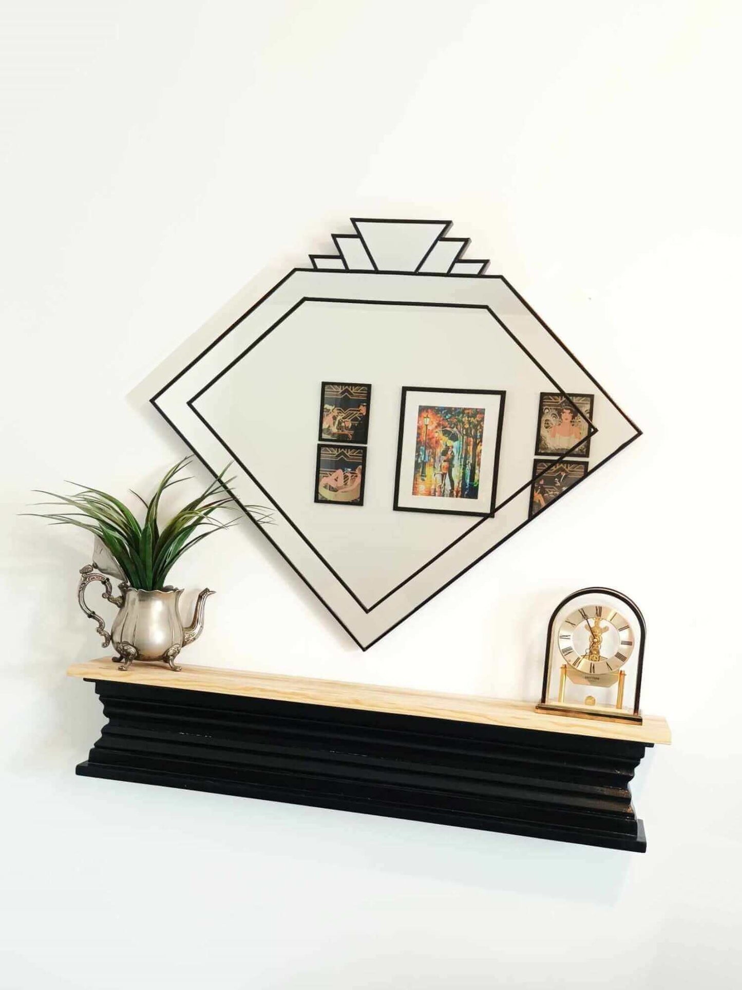 Legacy Extra Large Art Deco Wall Mirror Made in the UK Exclusive JPC Mirrors