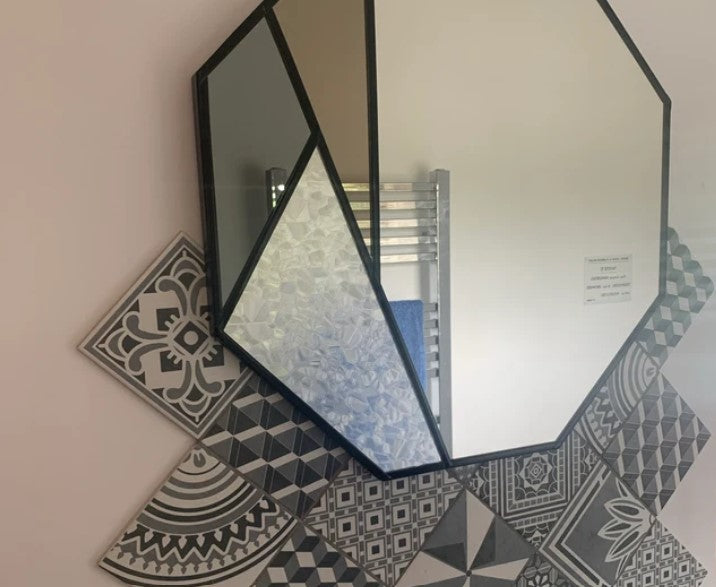 Octagon Round Wall Mirror