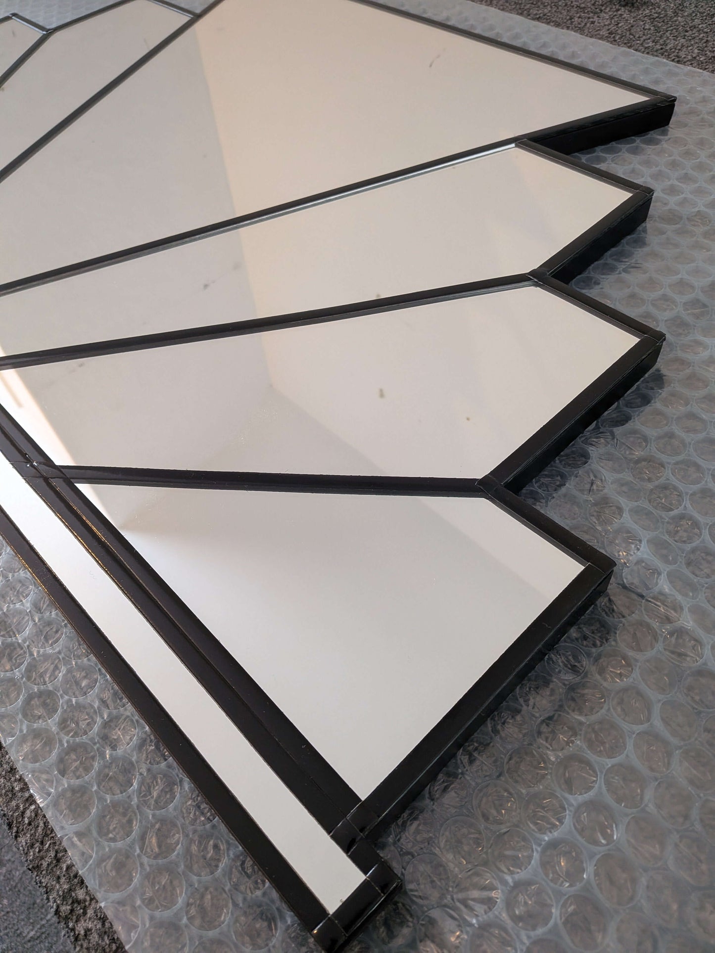 Eruption Extra Large Overmantle Art Deco Wall Mirror
