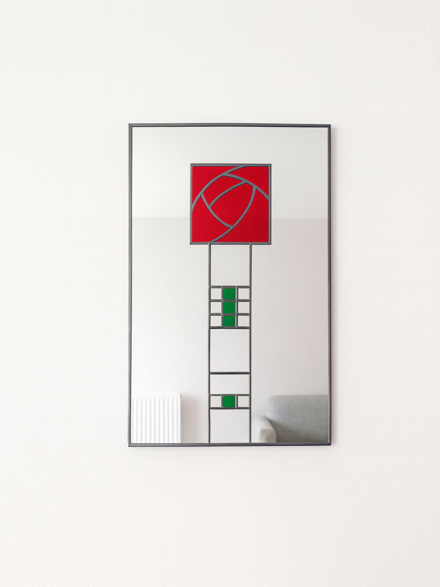 R.M Rose Wall Mirror Rennie Mackintosh Style