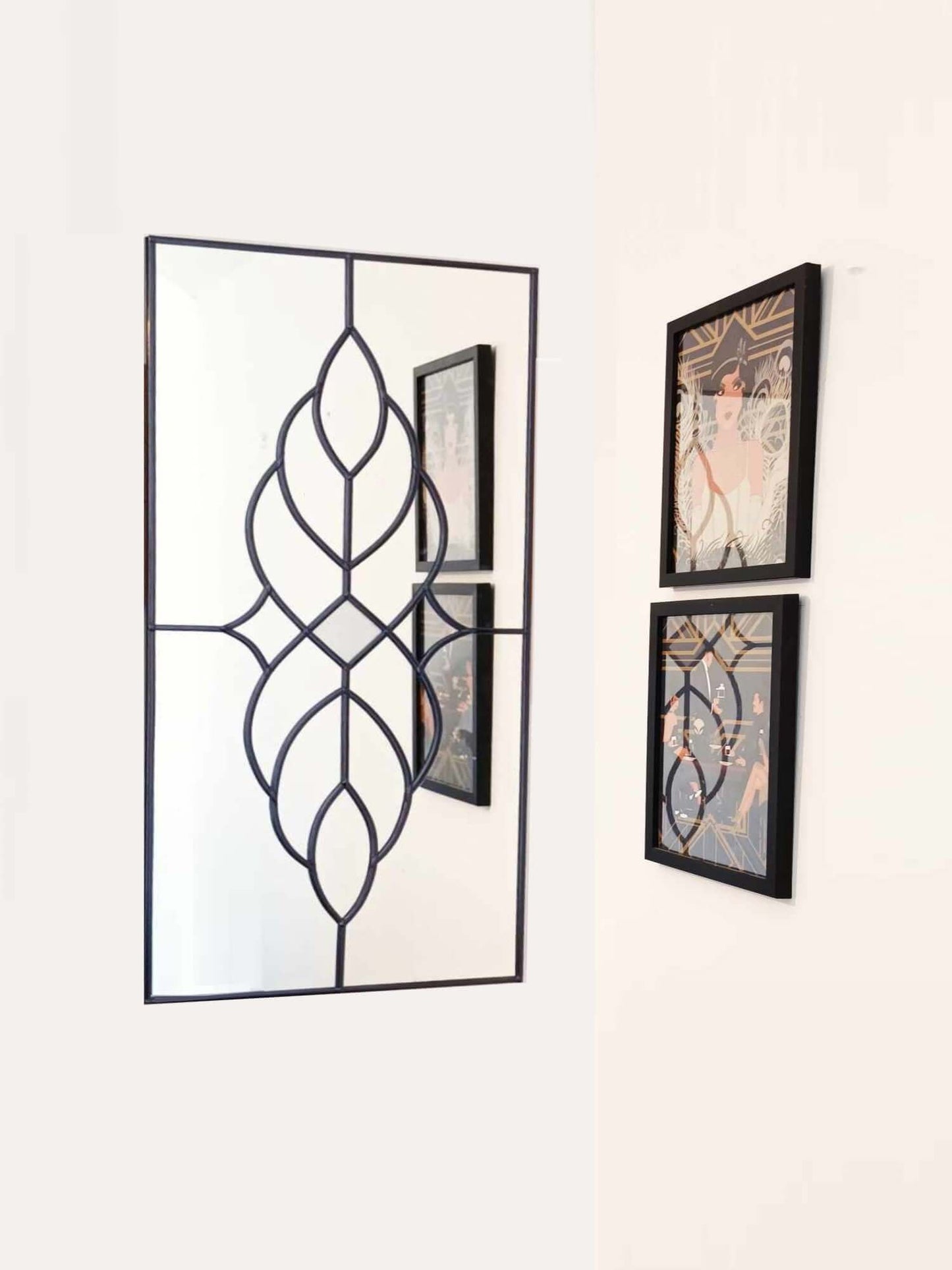 Art Nouveau Deco wall Mirror