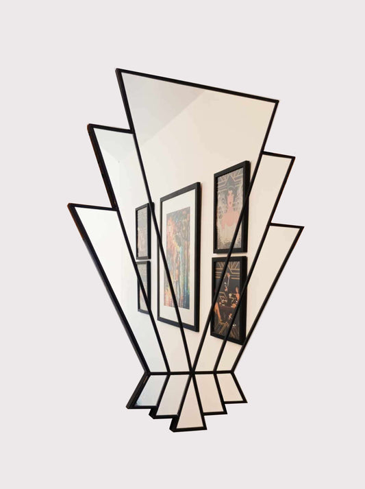Large Art Deco Wall Mirror