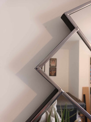 Silver Art Deco Mirror