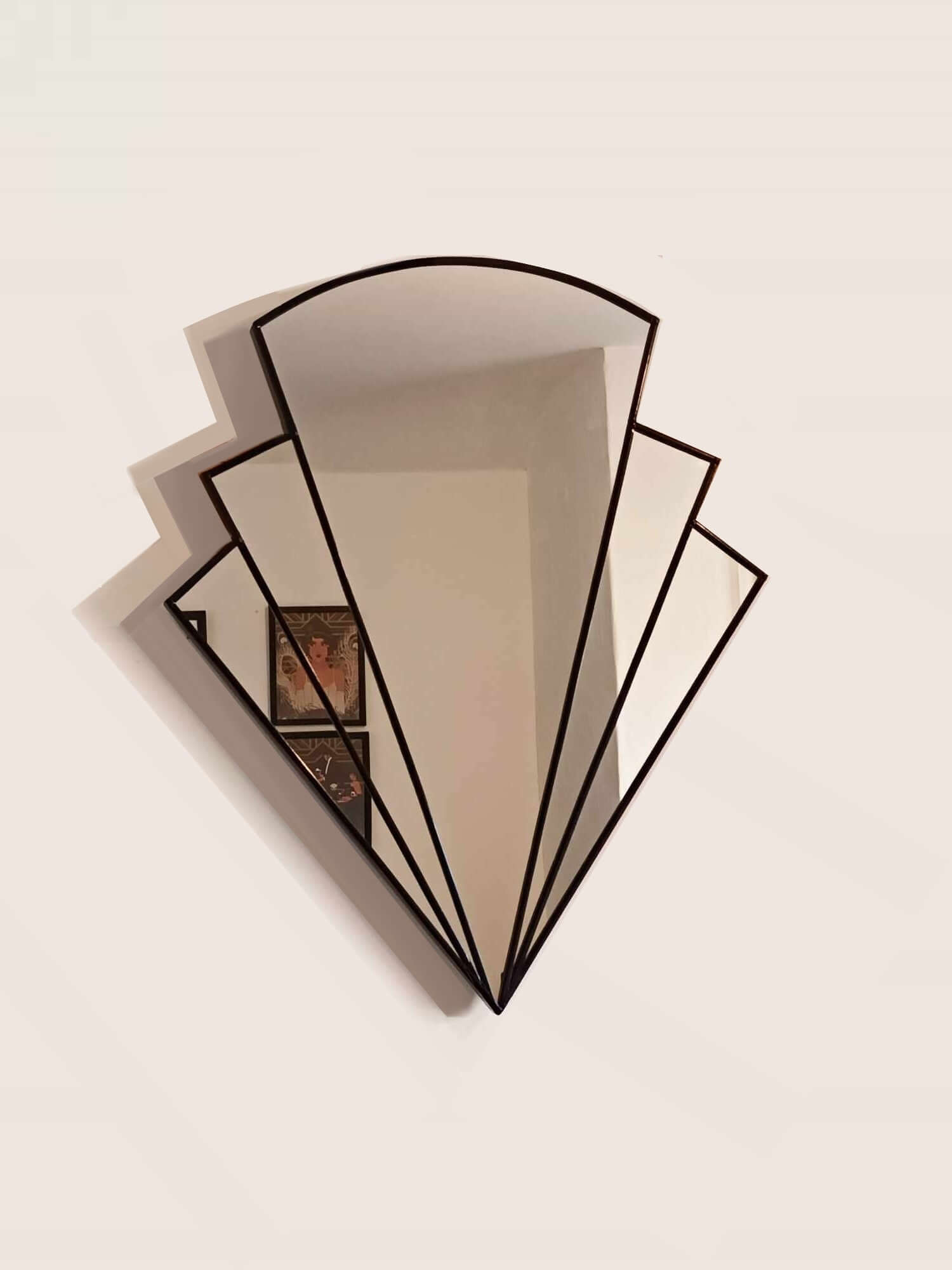 art deco wall mirror made in the UK