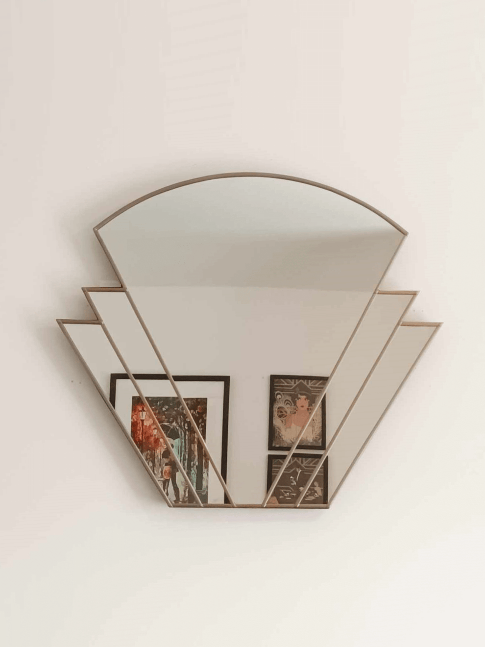 Luxury Crafted Art Deco Wall Mirror