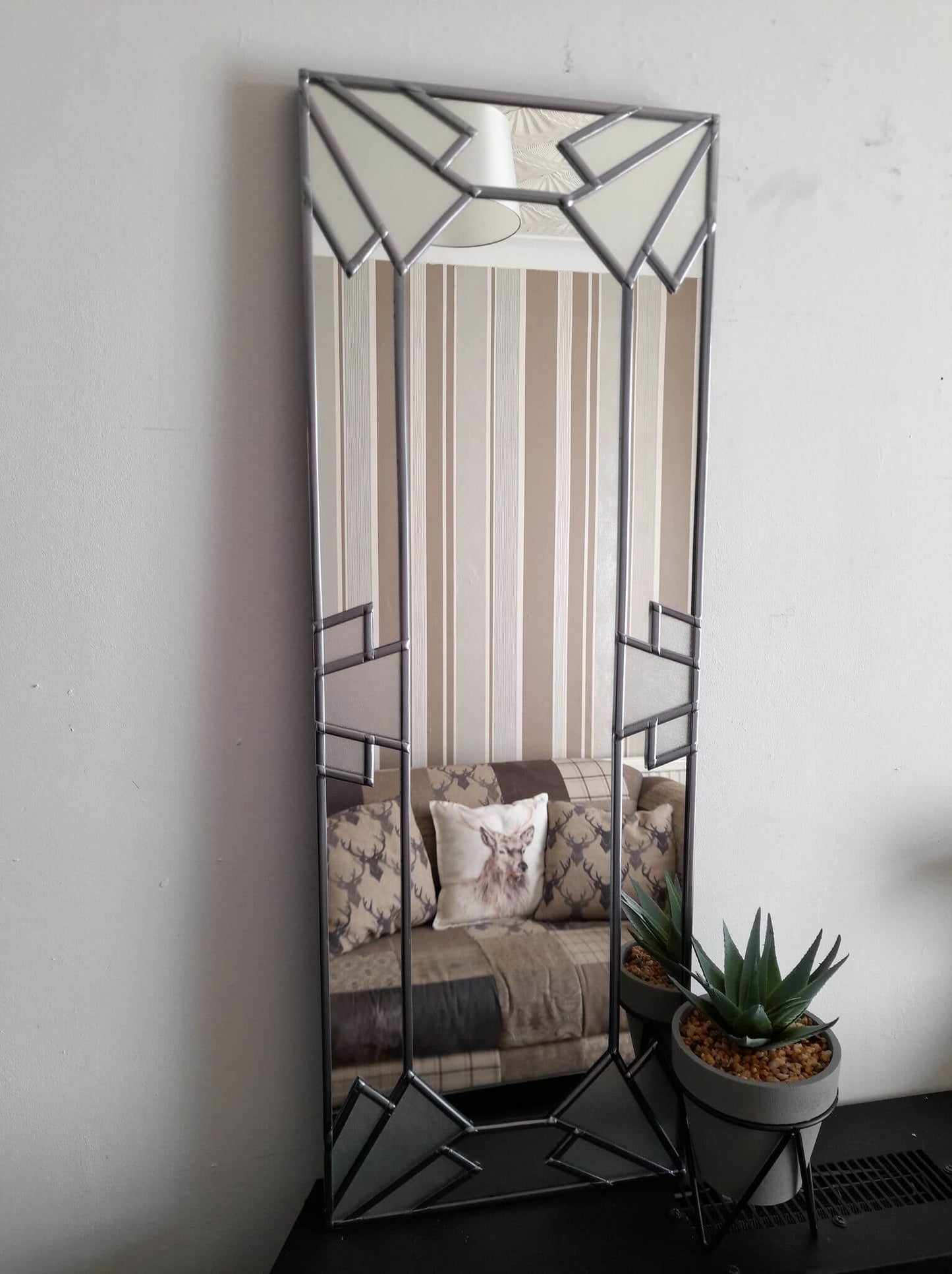 Handcrafted Art Deco Frame Mirror 