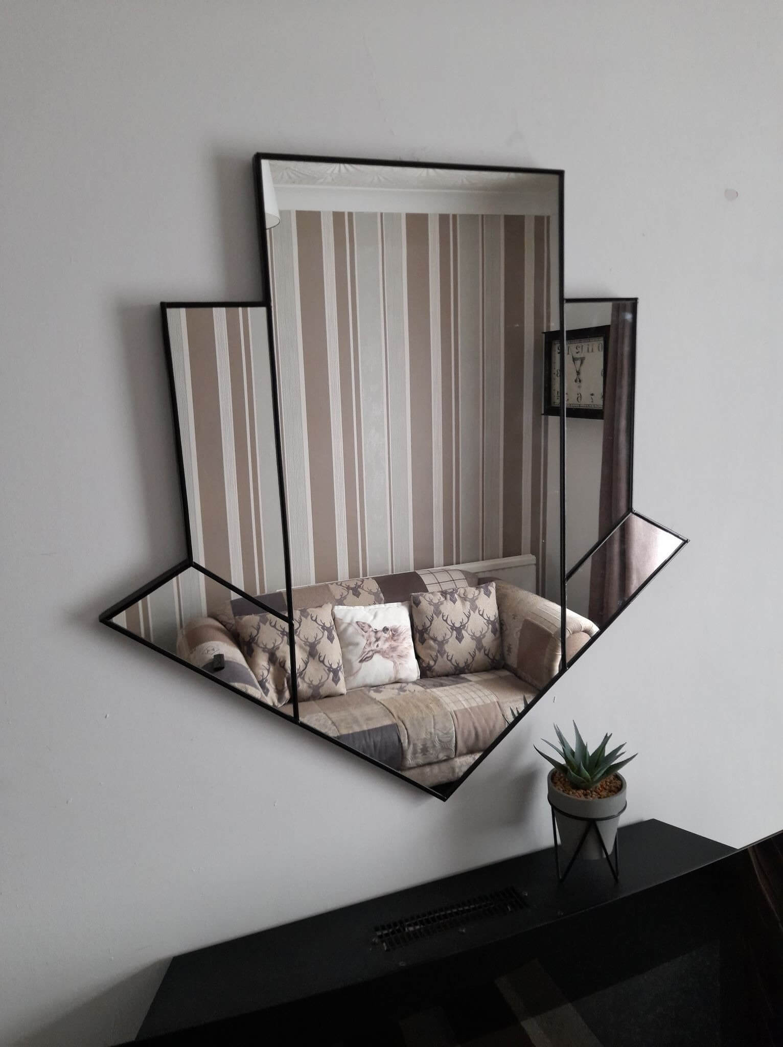 Handmade Art Deco Wall Mirror 