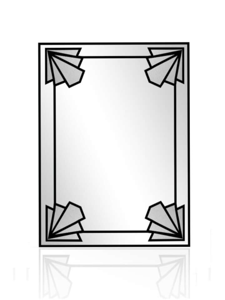 Handmade Art Deco Frame Mirror