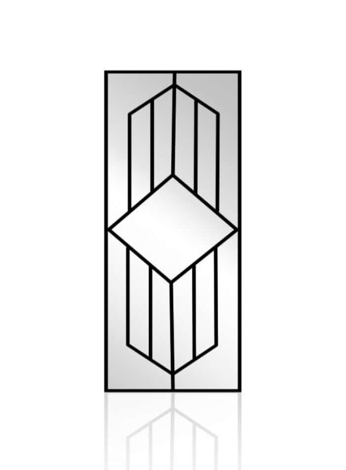 Art deco wall mirror the deco diamond art deco mirror handmade mirrors in UK