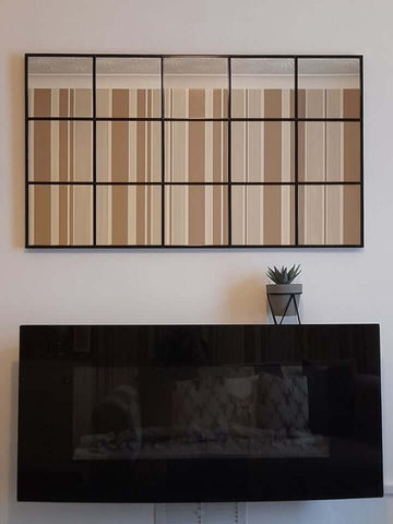 Handmade Industrial Metal Window Mirror