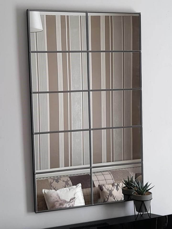 Window Style handcrafted mirror