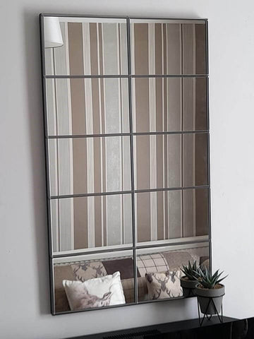 Window Style handcrafted mirror