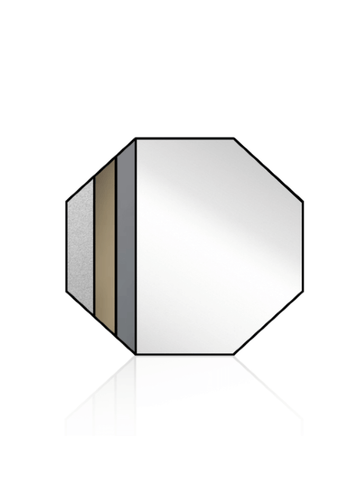 Round Octagonal Wall Mirror